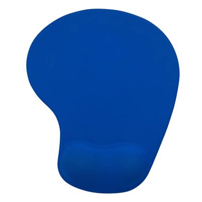 Mouse Pad Ergonômico Apoio de Punho 20 x 24cm Azul Xcell