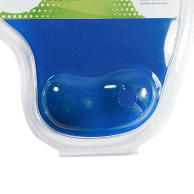 Mouse Pad Ergonômico Apoio de Punho 20 x 24cm Azul Xcell