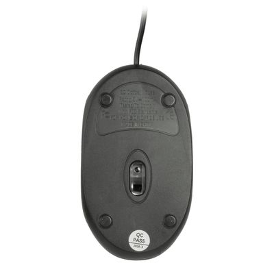Mouse Óptico Fortrek OML101 USB 800dpi Cor Preto cabo 1.2m