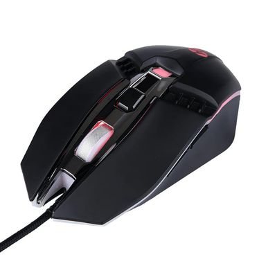 Mouse para jogadores HP M270  USB Chroma 2400 Dpi Cor Preto