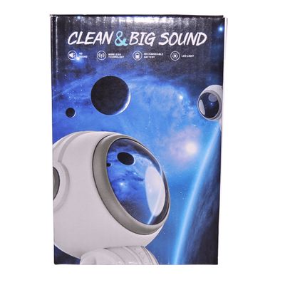 Caixa de som Bluetooth Spaceman 5W LED GTS-2097 Greatnice