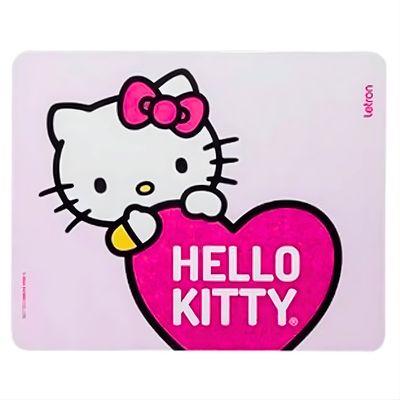 Mouse Pad slim rosa hello Kitty 20 x 18cm letron