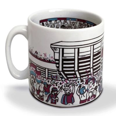 Caneca KazzaVip Cerâmica 360 ML Estádio S.E.R. Caxias Do Sul Licenciada Branco