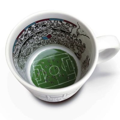 Caneca KazzaVip Cerâmica 360 ML Estádio S.E.R. Caxias Do Sul Licenciada Branco