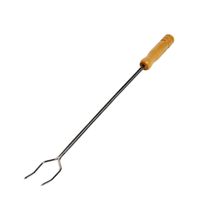 Garfo para Churrasco com Cabo de Madeira 35 Cm