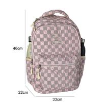 Mochila Feminina Escolar Ecológica Xadrez Delicado XFP01938