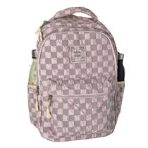 Mochila Feminina Escolar Ecológica Xadrez Delicado XFP01938