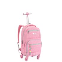 Kit Mochila  Estojo e Lancheira Just Glitter Estrela Cadente