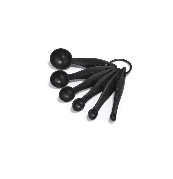 CONJUNTO CUISINART 6 COLHERES DE MEDIÇÃO EM PLÁSTICO PRETO CTG00RMP-320