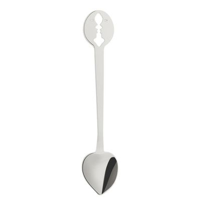 KIT 6 COLHERES PARA CAFÉ BUGATTI KISS CORAÇÃO EM INOX 437066