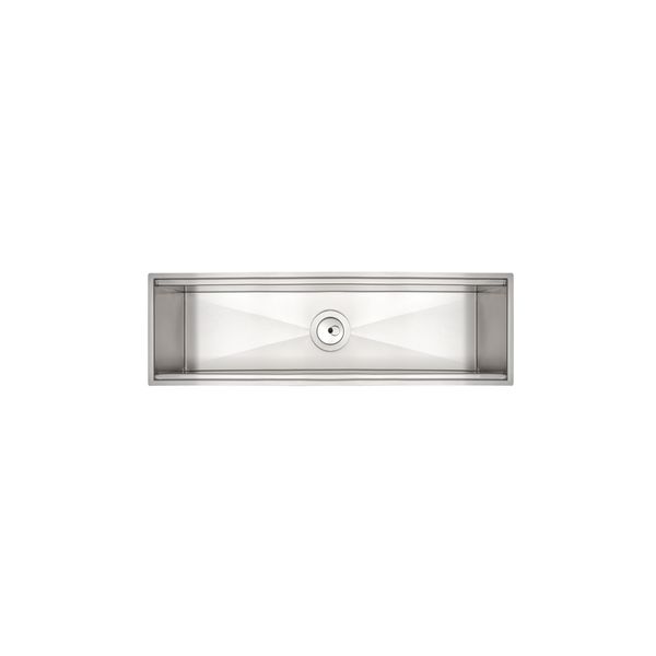 CALHA UMIDA TRAMONTINA EM AÇO INOX 60 CM 94534/001