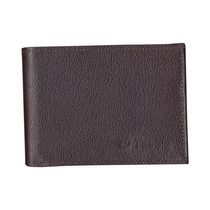 CARTEIRA MASCULINA COURO FASOLO PORTA-CHEQUES H013 MARROM