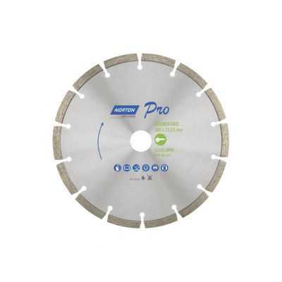 Disco Diam Norton Pro Segmentado 07" Blister
