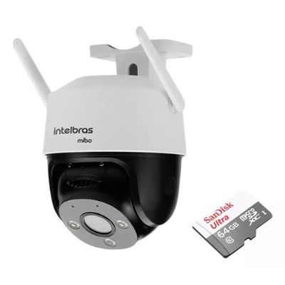Câmera De Segurança Im7 Speed Dome Intelbras C/ Cartão 64gb