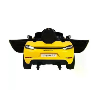 Carro Elétrico Infantil Porsche Spyder 718 Rs 12v Amarelo Bel