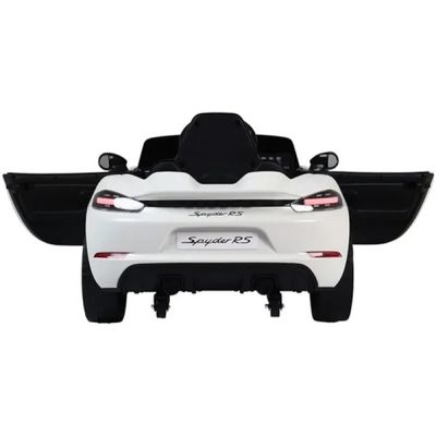 Carro Elétrico Infantil Porsche Spyder 718 Rs 12v Branco Bel