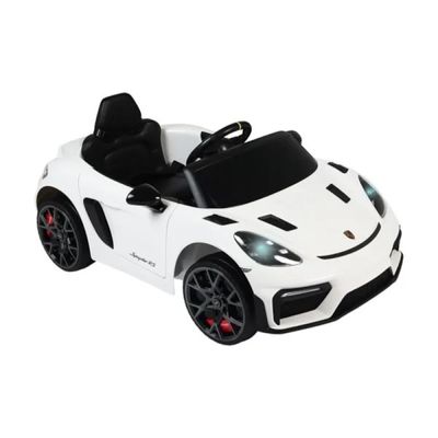 Carro Elétrico Infantil Porsche Spyder 718 Rs 12v Branco Bel
