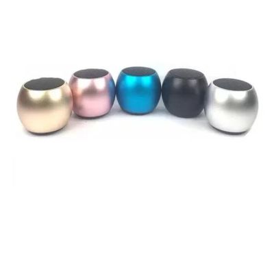 Caixa Som bluetooth musica mini potente BOLINHA CORES