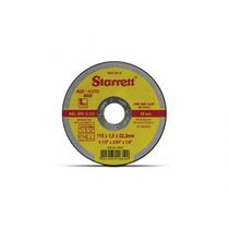 Disco Corte Starrett Aco Carb/Inox 115X1,0X22,2Mm c/5 pçs
