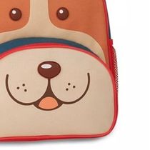 Mochila Infantil Reforçada com Alças Cachorro Bege 17 Litros