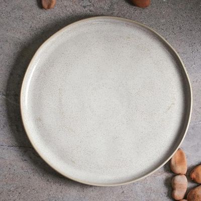 Conjunto de Pratos Rasos Porto Brasil Bio Latte Off White 29cm – 6 Peças
