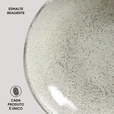 Conjunto de Pratos Fundos Porto Brasil Bio Pistache 1,1 litros – 6 Peças