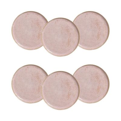 Conjunto de Pratos para Pão Porto Brasil Bio Litchi - 6 Peças