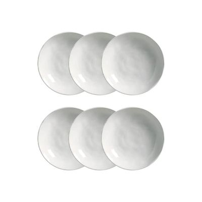 Conjunto de Pratos Fundos Porto Brasil Bio New White 830ml – 6 Peças