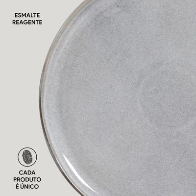 Conjunto de Pratos Rasos Porto Brasil Bio Dust 29cm - 6 Peças