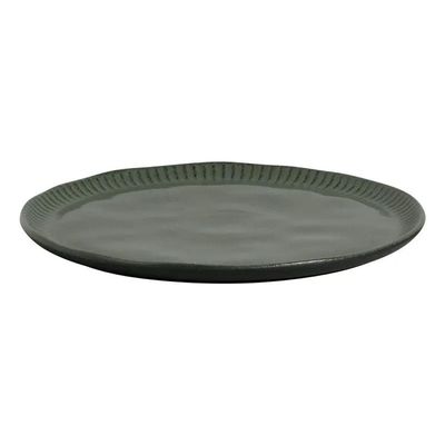 Conjunto de Pratos Rasos Porto Brasil Linhas Greenery Verde 27,5cm - 6 Peças