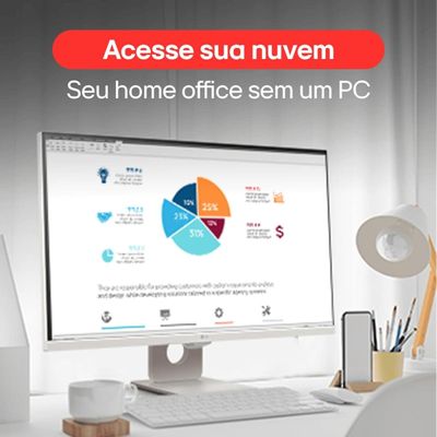 Monitor 27” 4K UHD LG MyView Smart 27SR73U-W WebOS 23 AirPlay Bluetooth Branco