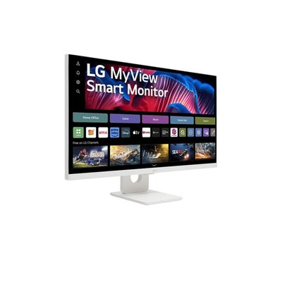 Monitor 27” 4K UHD LG MyView Smart 27SR73U-W WebOS 23 AirPlay Bluetooth Branco