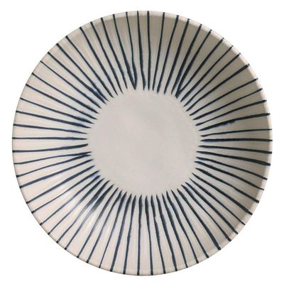 Conjunto com 6 Pratos Fundos Porto Brasil Bio Elemento em Stoneware 22,5 cm – Cinza