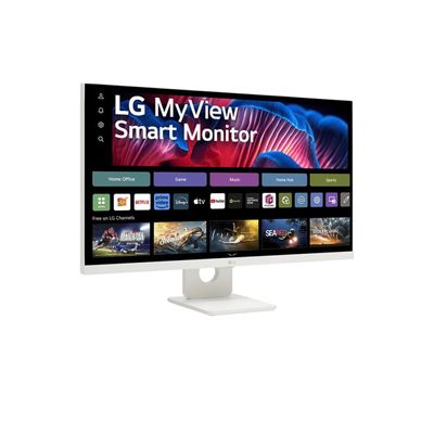 Monitor 27” 4K UHD LG MyView Smart 27SR73U-W WebOS 23 AirPlay Bluetooth Branco