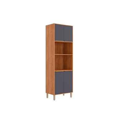Torre Quente Cozinha MGM Brilhante c/ 4 Portas 70cm Cinamomo/Titanium