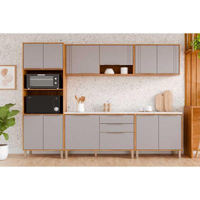 Kit Modulado MGM 5 Peças Áurea C5P184 Cinamomo/Platina