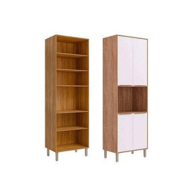 Torre Quente Cozinha MGM Brilhante c/ 4 Portas 70cm Cinamomo/Platina
