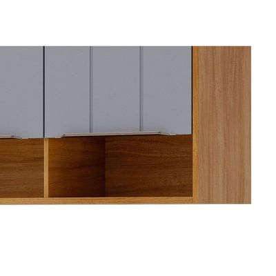 Cozinha Modulada MGM 5 Peças Celeste C5P174 Cinamomo/Platina
