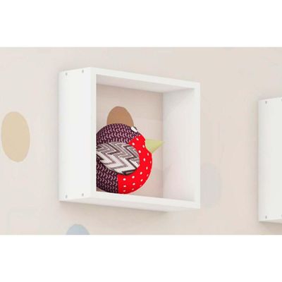 Cubo Quarto Casal Decorativo Amendoa - Peroba
