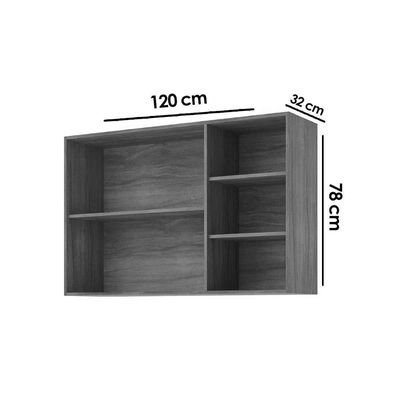 Cozinha Modulada MGM 7 Peças Brilhante C7P112 Cinamomo/Platina