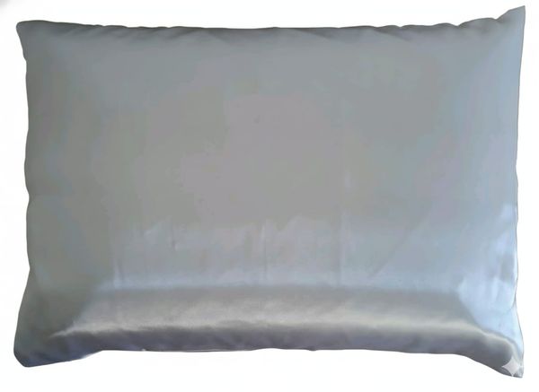 02 Fronha cetim Antifriz branca quarto travesseiro 68x48