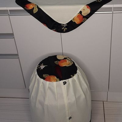 Capa Protetora Botijão Cozinha Toalha para Fogão 50x50 tecido oxfor