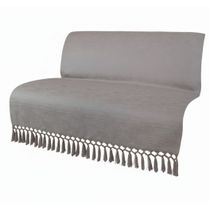 Manta Xale Sofa Media Cobre Cru Mesclado jacquard reversível 1,80x1,40