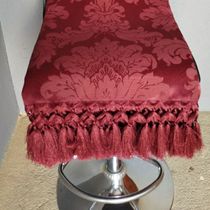 Manta 2 em 1 reversível Marsala Medalhão poltrona sofá Xale 2,80x1,80
