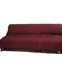 Manta 2 em 1 reversível Marsala Medalhão poltrona sofá Xale 2,80x1,80