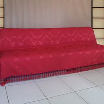 Manta Gigante para Sofá Xale Vermelho Medalhão 2,80x1,80