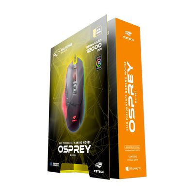 Mouse Gamer C3TECH OSPREY MG-800BK