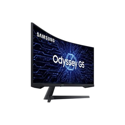 Monitor Samsung Gamer Curvo ODYSSEY 34" 165HZ 1MS WQHD Ultrawide HDMI DP Freesync Premium Preto