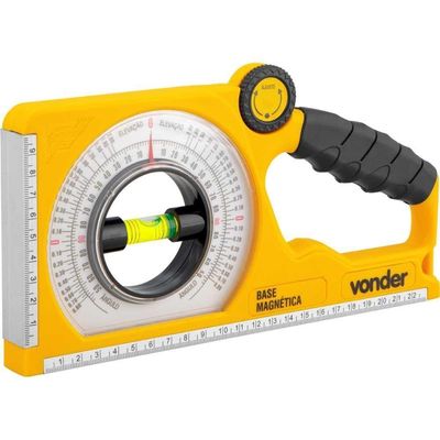 Medidor De ângulo Inclinômetro 0-90° Base Magnética Vonder