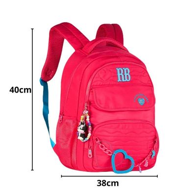 Mochila De Costas Heart Beats Rosa 17,5 Rb27015